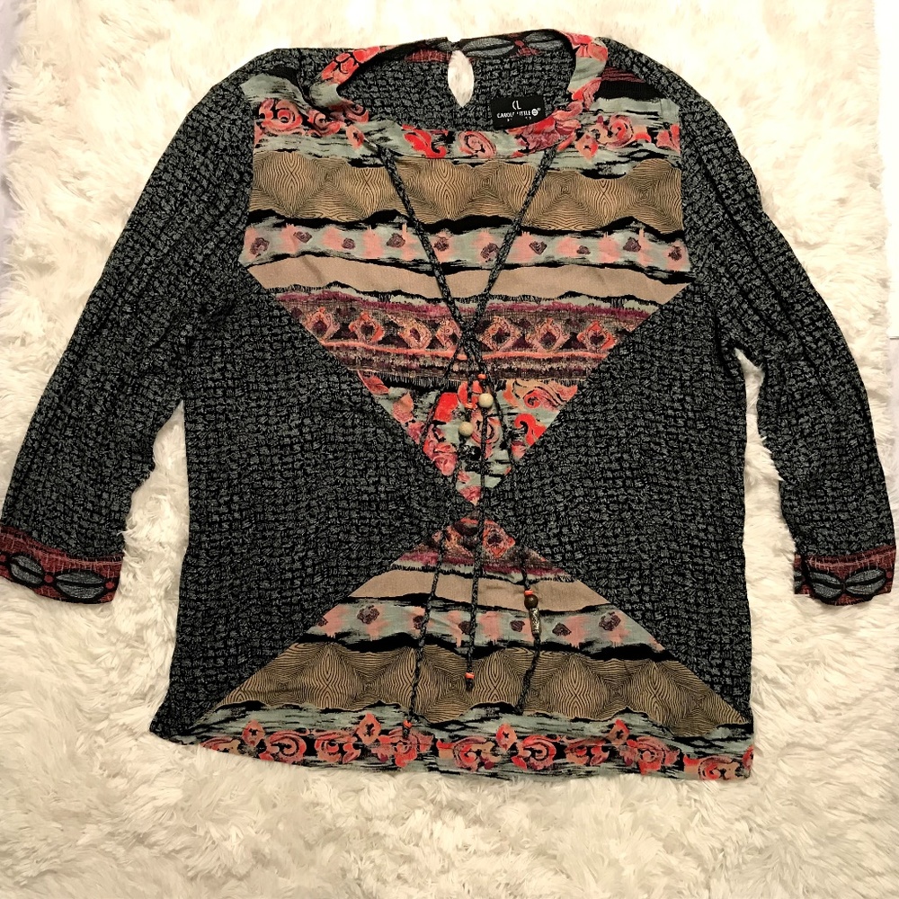 CL Carole Little Designer Top